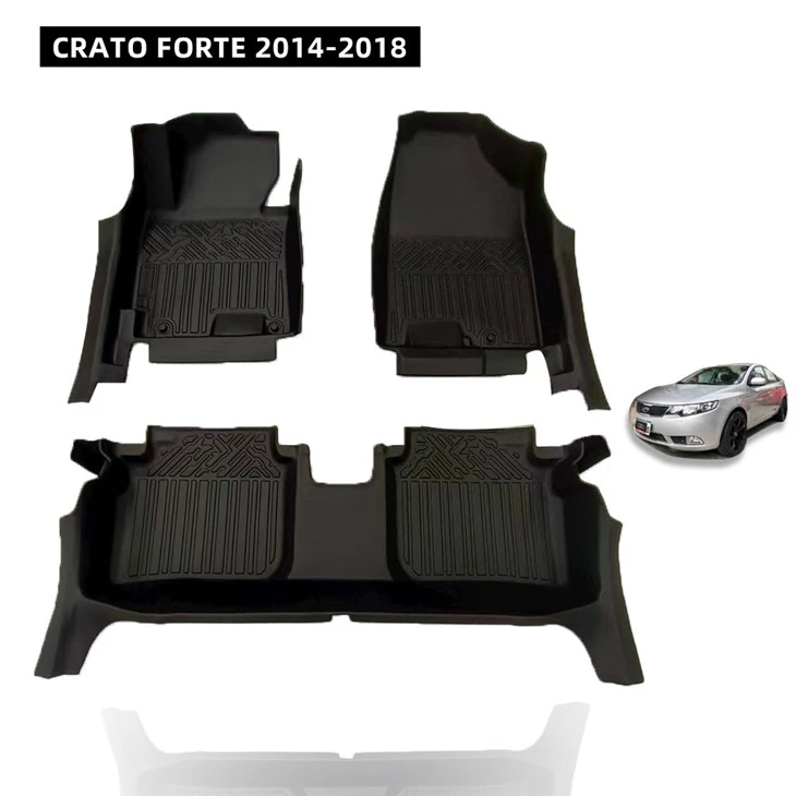 Anti Slip Wear Resistant TPE Material Car Carpets Full Coverage 5D Mats Protect Vehicle Floor suppliers